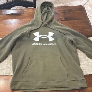 Under Armour Olive Green Pullover Hoodie